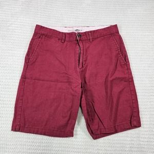 Old Navy Shorts Mens Size 32 Ultimate Slim Maroon Flat Front Casual